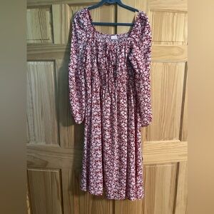 NWOT Pink Lily Silk Dress